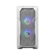 Cooler Master MasterBox TD300 Mesh ARGB Micro-ATX Mini Tower Case - White [TD300-WGNN-S00]