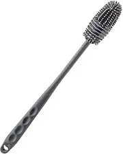 Water Bottle Cleaner - Bottle Brush | Silicone Bottle Cleaner Brush with Comfort Grip | Long Handle Cup Bottle Cleaning Brush | Sponge Pot Cleaner Scourer Washer for Cleaning Sports, Baby Bottles