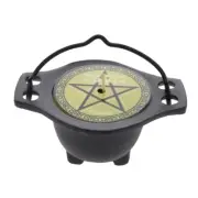 Citronella Candle in Black Cauldron 10x5x7cm
