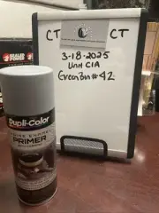 Duplicolor DE1612 Engine Enamel Paint w/ Ceramic, Gray Primer Color - 12 oz