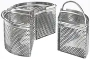 Soffritto A Series Stainless Steel Divided Steaming Basket 18 x 10cm