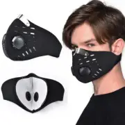 Washable PM2.5 Half Face Mask with Activated Carbon Filter Reusable Face Cover