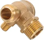 Copper Check Valve for Air Compressor Non Return Valve for Stable Air Pressure Prevents Backflow Essential Garage Accessories