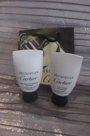 CARTIER- DECLARATION- REVITALIZING FACIAL SKINCARE + TONIFYNG ALL OVER SHAMPOO