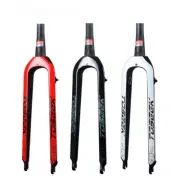 26 27.5" Carbon Fiber Bike Suspension Hard Fork Quick Release MTB Bicycle Fork