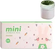 Small Trash Bags Bathroom - Trash Can Liners - Portable Bathroom Garbage Bags Thickened Small Trash Can Liners for Car Trash Can