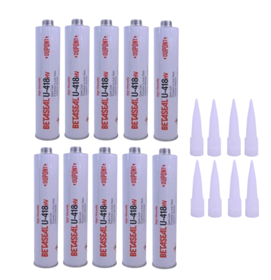 Dow Auto Glass High Viscosity Urethane Adhesive - Primerless (10 Tubes) U-418HV