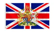 United Kingdom Flag 3x5 Ft British Royal Family UK Crest England Monarchy Royal