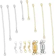 DOITOOL 1 Set Cylindrical Magnetic Necklace Extension Chain DIY Jewelry Accessories with Strong Buckle Effortless Connection for Necklaces and Bracelets Secure and Stylish Closure for