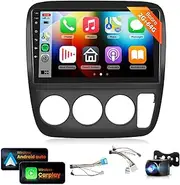 8Core 2G 64G Android Car Stereo for Honda CRV 1997-2001 Radio with Wireless CarPlay Android Auto DSP 46EQ Podofo 9inch 1280x720P IPS Touch Screen Bluetooth5.0 GPS WiFi AHD IP67 Backup Camera