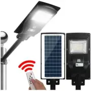 LED Solar Street Flood Light Motion Sensor Remote Outdoor Garden Lamp Lights 90W