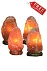 4xHimalayan NATRUAL SALT LAMP Rock Crystal 2 TO 3KG