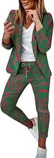 2 piece outfits for women, slim fit office pants set, business suit set for women, spring and fall blazer pants set