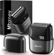 Foil Shavers for Men, Mini Electric Razor, Compact Face Shaver, IPX7 Waterproof
