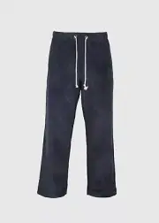 Champion Men's REVERSE WEAVE CORDUROY STRAIGHT HEM Pants Navy 213693-NYC d