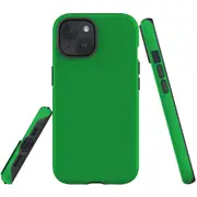 For iPhone 15 Plus Case, Shielding Cover, Green