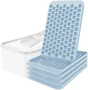 WIBIMEN Mini Ice Cube Trays, Upgraded Small Ice Cube Trays, 104x4 PCS Tiny Ic...