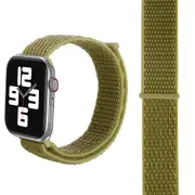 For Apple Watch Series 3,38-mm Case,Nylon Watch Band,Fastener,Dark Green