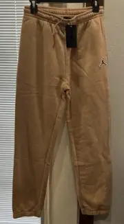 Jordan Pants Boys Size XL Tan Fleece Sweatpants 13-15 Yrs