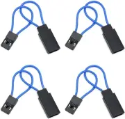 4PCS RC Receiver Universal Bind Plug Cable for Flysky FS-GR3E FS-IA6B Spektru...
