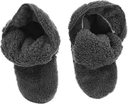 [BESPORTBLE] 1 Pair Floor Socks Warming Socks for Women Slippers Ankle Fuzzy Boots Slippers Boots Slipper Boots for Women Fuzzy Slippers for Slipper Booties Polyester Grey