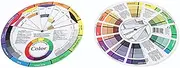 Beaupretty 2 Pcs for Makeup Nail Art Dual Sided Rotation Display with Color Schemes Learning Tool for Professionals Amateurs