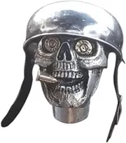 WJnflQN Skull Stick Shift Knob,Skull Soldier Gear Shift Knob - Resin Car Handle Knob, Handcrafted Handle Shifting Knob for Manual Automatic Car