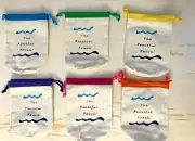 18 Small Canvas Drawstring Bags Peaceful Pouch to Help with Anxiety/Stress EMPTY