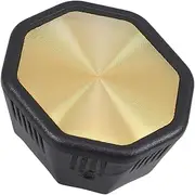 BESPORTBLE Badminton Racket Back Cover Racket Handle Butt Paddle End Cap Pickle Racquet Handle Cap Tennis Racquet End Cover Badminton Equipment Tennis Supplies Golden Plastic