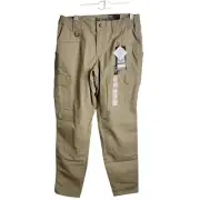 NEW 5.11 Tactical Womens Taclite Pro Pant Beige Khaki 8 Long Utility Workwear