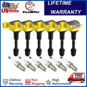 6Pack Ignition Coil & Spark Plug For Nissan Altima Maxima Quest Murano 3.5 UF349 (for: Nissan)
