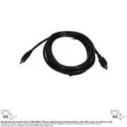 Cable Firewire IEEE 1394 400Mbps 4-Pin Male Male Black 10FT #135024