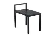 DREAMO Outdoor Aluminum Coffee Table Side Table Black