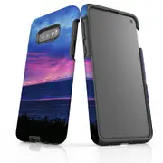 For Samsung Galaxy S10e Case Armour Cover, Sunset at the Beach