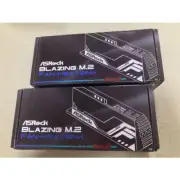 ASRock Blazing m.2 fan-heatsink Set of 2 motherboards Japan Unused Unopened