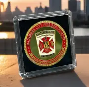 BALTIMORE CITY FIRE DEPARTMENT Challenge Coin w Case!