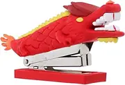 Homoyoyo Mini Cute Dragon Shaped Stapler: Office Supplies Stainless Steel Staples Portable Cartoon Design for Students Kids and Home Accessories