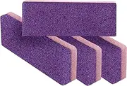 Love Natural Pumice Stone for Feet - Ultimate 2-in-1 Scrubber and Professional Exfoliating Rock for Feet Hands Body Care - Pumice Stone for Dead Skin & Callus Removal (Purple)