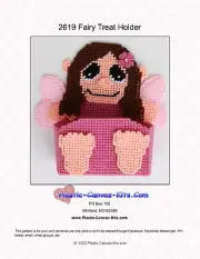 Fairy Treat Holder- Plastic Canvas Pattern or Kit