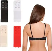 JchEnye 4 Pieces Bra Extenders with a Size of 9.7×3.2 cm The Bra Extenders Have 2 Hooks and 3 Rows of Elastic Underwire Extension Parts.