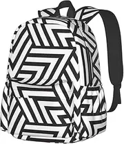 [vacsAX] printidea School Backpack Rucksack Large Capacity Back Pack with Front Pocket Lightweight School Bags