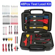 48PCS Multimeter Test Leads Kit Electrical Circuit Test Leads Diagnostic Tool