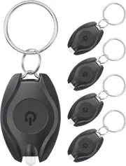 Uniclife 5 Pack LED Keychain Flashlight Mini LED Keychain Light 14 Lumen Portabl