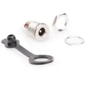10x DC Power Connector Waterproof Cover Threaded 5.5 x 2.1mm Female Panel Mount
