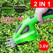 1100RPM Cordless Hedge Trimmer Garden Electric Cutter Pruner Set