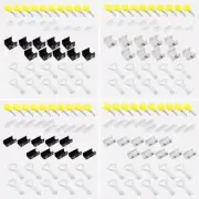 10Pcs Sliding Window lock with Key Sliding Door Frame Restrictor Security Lock