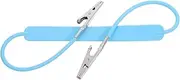Sturdy Metal Dual-head Scarf Napkin Holder for Clinics Alligator Clamp Metal Chain Tool