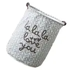 Folding Laundry Hamper Break Proof Laundry Basket Large Capacity For Home(Grey)