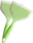 2 Pack Of Silicone Spatula Set For Nonstick Cookware Flat Wide Pancake Spatula