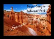 Bryce Canyon National Park Utah Flexible Fridge Magnet -0065